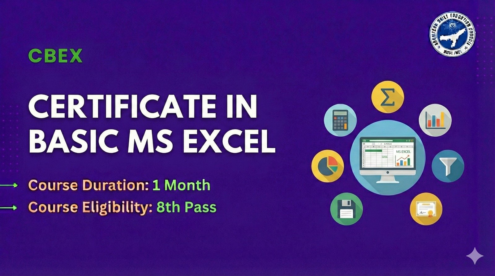 Certificate in Basic MS Excel